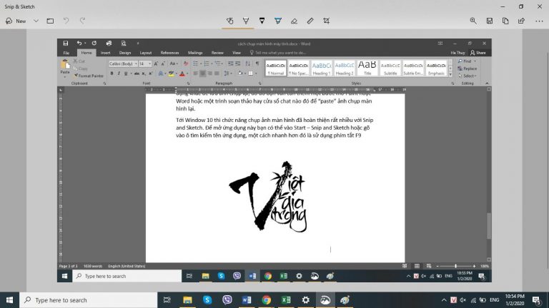 Cách Chụp Màn Hình Máy Tính Thông Dụng