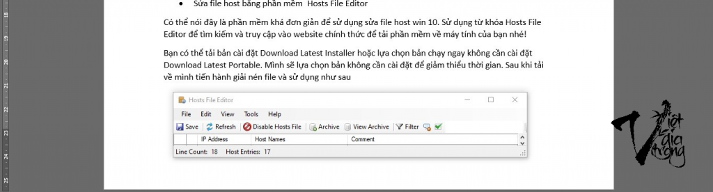 Cách chỉnh sửa file host win 10? Làm gì khi không sửa được file host win 10? Host-7-1024x276