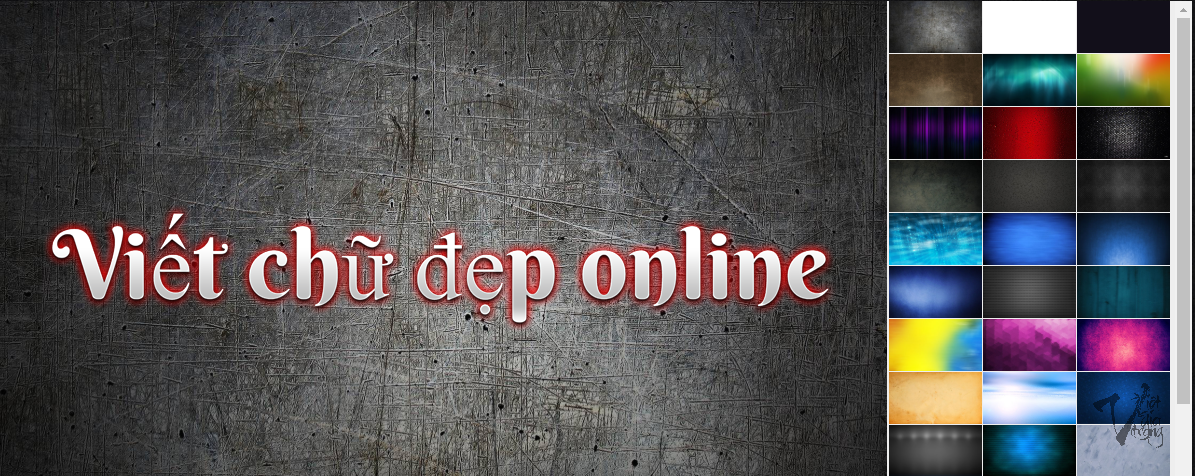 Viết chữ đẹp Online - Tạo kiểu Font chữ đẹp Online để post Facebook