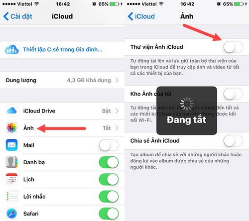 copy dữ liệu vào iPhone