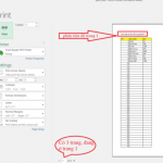 lặp lại tiêu đề trong excel