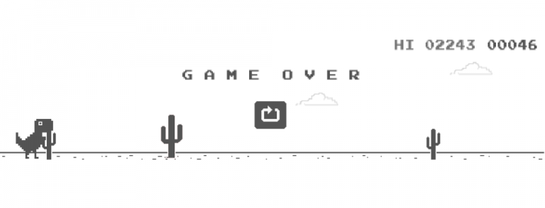 Cách hack game khủng long Google bất tử và tăng tốc độ