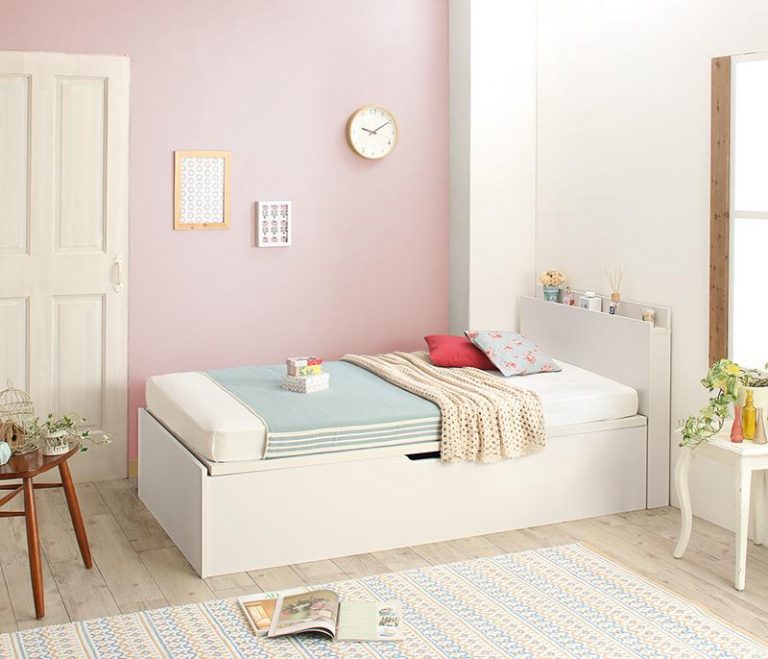 Giường ngủ kiểu Nhật có ngăn kéo – 1 sản phẩm 3 công năng