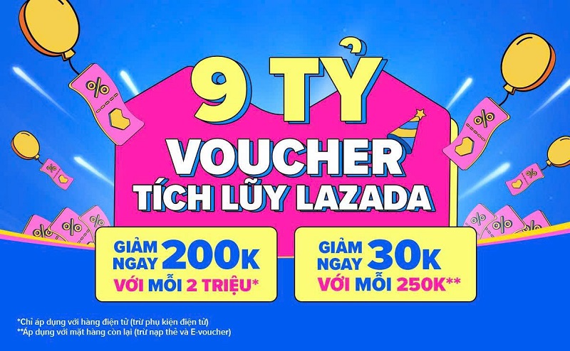 Sử dụng mã giảm giá Lazada