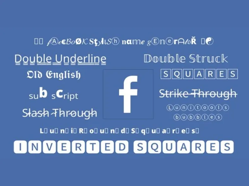 đổi font chữ facebook