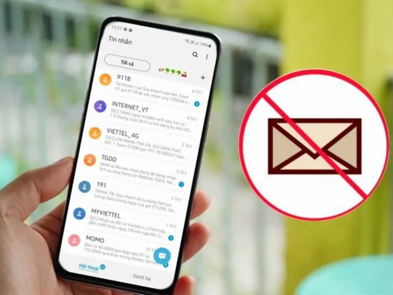 cách chặn tin nhắn rác từ số lạ