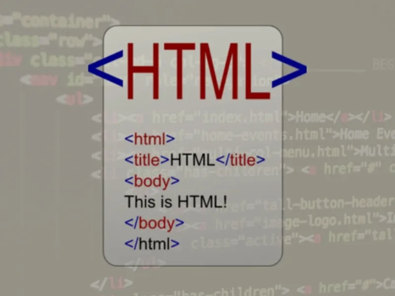 html là ngôn ngữ gì